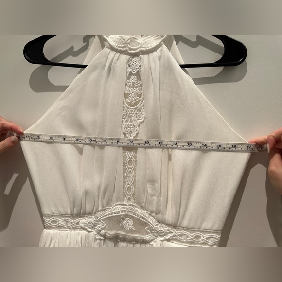 White  Prom dress & vacation beach dress - Picture 3 of 4